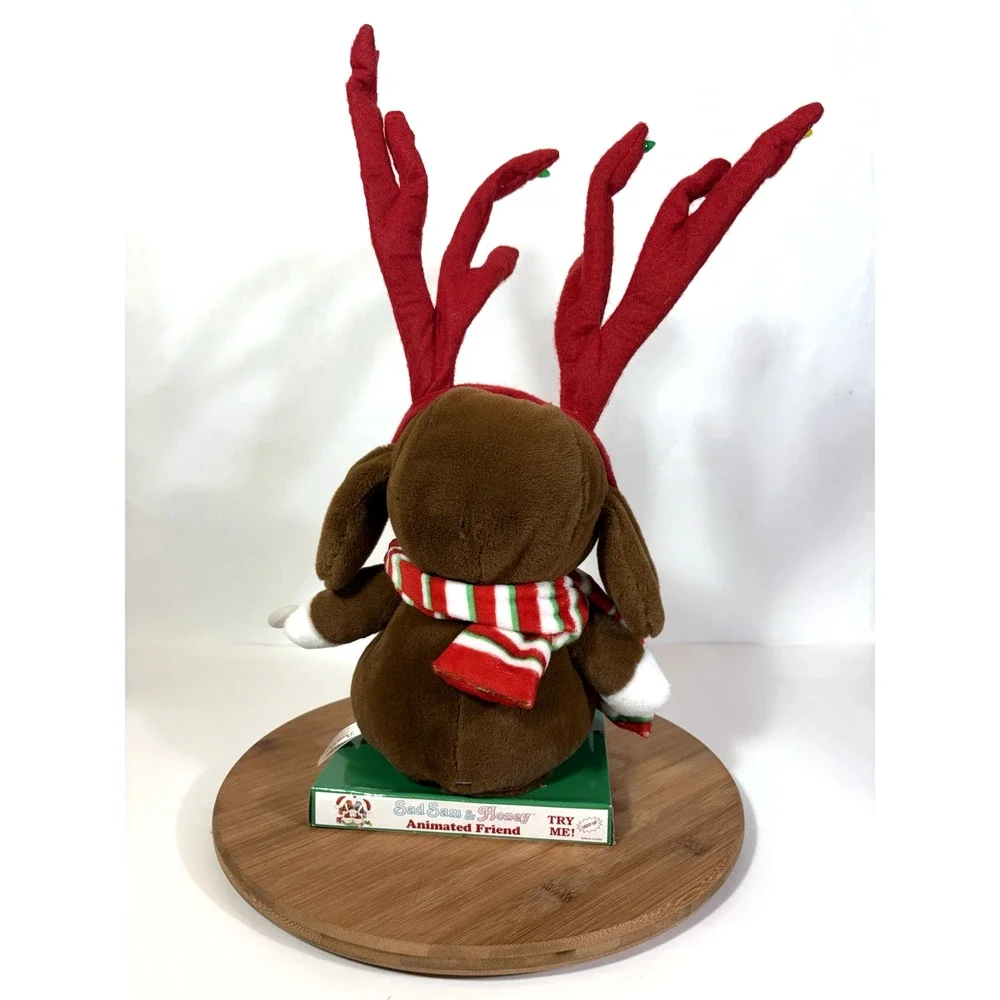Dan Dee Sad Sam & Honey Animated Singing Light Up Plush Nothing for Christmas